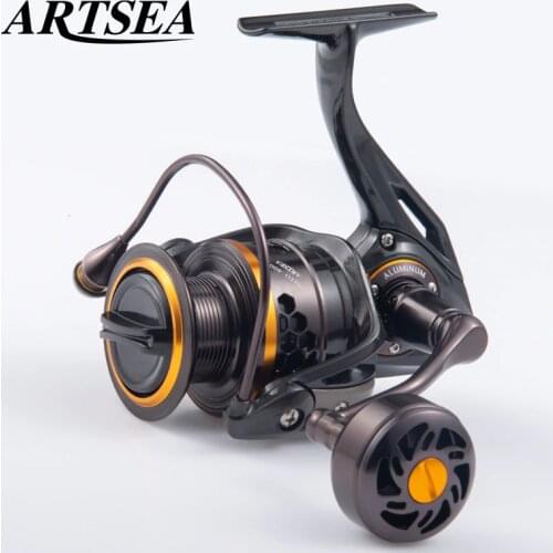 ARTSEA New Spinning Reel Jigging Reel Fishing Reel Full Metal 15kg Drag Power CW4000-5000 For Saltwater