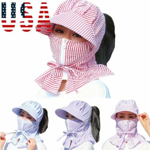 Outdoor UV Protection Ear Flap Neck Cover Sun Hat Safety Cap Fishing Hunting Hiking