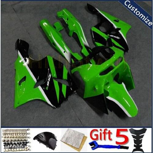 Bodywork kit motorcycle fairing For ZX-6R 1994 1995 1996 1997 ZX 6R 94 95 96 97 ZX6R motorcycle panels Body Kit green black