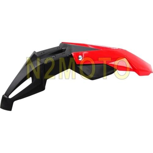 Red+Black Motorcycle Front Fender Motocross Dirt Bike Mudguard Mud Cover For Honda CBR CRF XR Yamaha YZF Suzuki