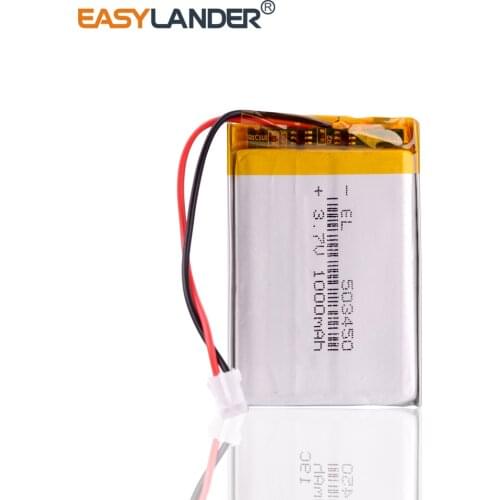 3.7V 1000mAh 503450 Lithium Polymer LiPo Rechargeable Battery JST PH2.0 2pin For e-book pb 360 registrar
