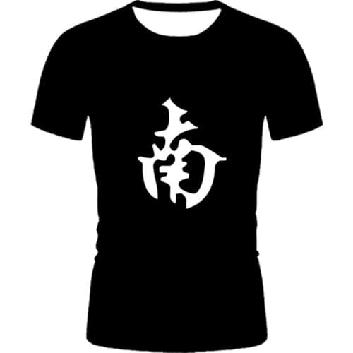 Fashion Men And Women Black Print Mah-Jongg T-Shirt 3D-Printed Fun Sports T-Shirt Top Men And Women Plus T-Shirts