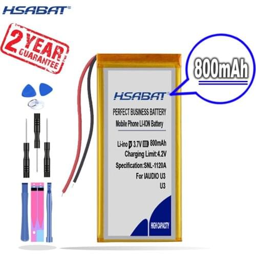 New Arrival [ HSABAT ] 800mAh Replacement Battery for IAUDIO U3 COWON U3