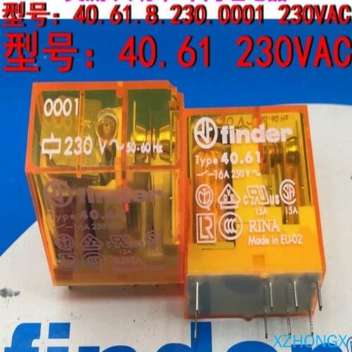 NEW 230V relay 40.61 230VAC 40.61-230VAC 40.61.8.230 4061 230VAC AC230V 230V 16A 250V 8PIN
