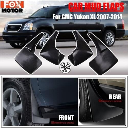 OE Styled Mud Flaps For GMC Yukon XL 2007 - 2014 Splash Guards Mudguards Mudflaps 2008 2009 2010 2011 2012 2013 Front Rear