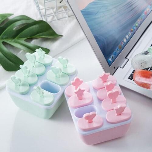 Ice Cube Tray with Lid Kitchen Ice Cube Molds Reusable Popsicle Maker DIY Ice Cream Tools Cell Lolly Mould Tray Bar Tools