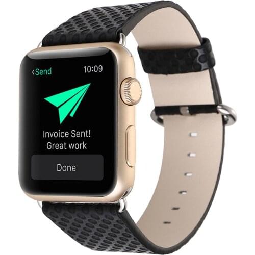 New Sport Leather Watchband Strap For Apple Watch 6 5 4 3 2 1 SE Watch Band For iWatch 44mm 40mm 42mm 38mm Polka Dot Watch Belt