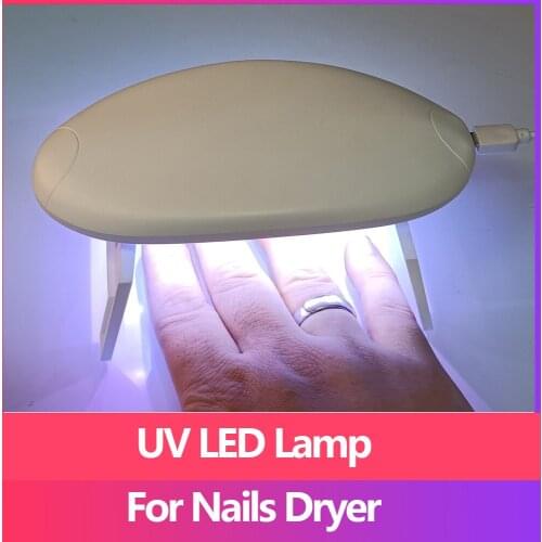 Nail Dryer Machine UV LED Lamp Portable Micro USB Cable Home Use UV Gel Varnish Dryer 12 LEDS Lamp Nail Art Tools