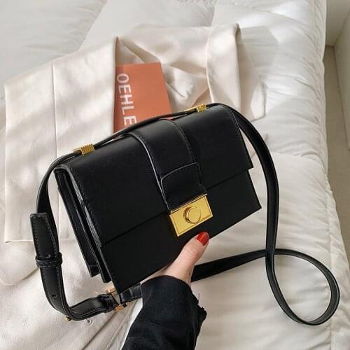 High Quality Ladies Shoulder Bag 2021New Fashion Solid Color Western Style Single Shoulder Messenger Small Square Bag Female Bag