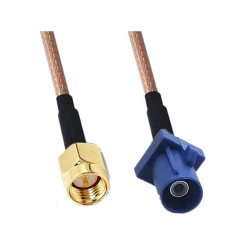 2pcs SMA Male Plug to Fakra C Male Plug Connector GPS Antenna Extension Cable RG316 Pigtail
