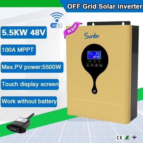 3KW/24V pure sine waveSolar Inverter with MPPT build inside. Max charge current: 80A (AC+Solar). Max. PV Array Power: 4000W