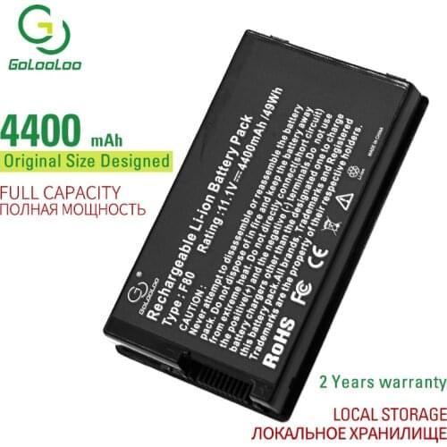 Golooloo 6 cells 11.1V New laptop battery F80 for Asus A32-F80A A32-F80H F83Cr F83SE F83T F83VD F83VF X61 X61GX X61S X61Sf X61SL