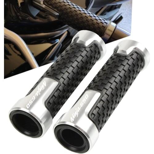 7/8" 22MM Motorcycle Hand Grip Handlebar Handle Bar grips For Kawasaki NINJA650 NINJA 650 2017 2018-2020 Motorcycle accessories