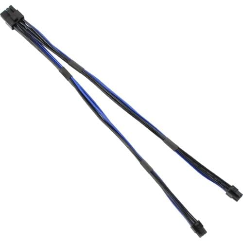 Power Supply Adapter Cord Splitter Cable Dual Mini 6 Pin Male To 8 Pin 1080 Y For Mac Pro Graphics Video Card 20/30/40CM