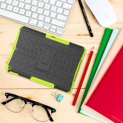 Case For iPad 10.2 2020 7 7th 8 8th gen A2198 funda Heavy Duty Cover 2 in 1 Hybrid TPU+PC Rugged Durable Stand Shell +Film+Pen