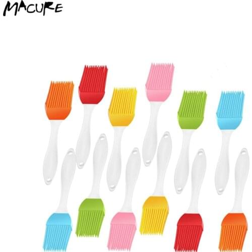 Home Kitchen Food Grade Colorful 20CM Silicone Baking Brush Kitchenware Tools BBQ Tools