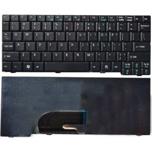 US Laptop Keyboard for Acer Aspire One ZG5 D150 D210 D250 A110 A150 A150L ZA8 ZG8 KAV60 Emachines EM250 Black keyboard
