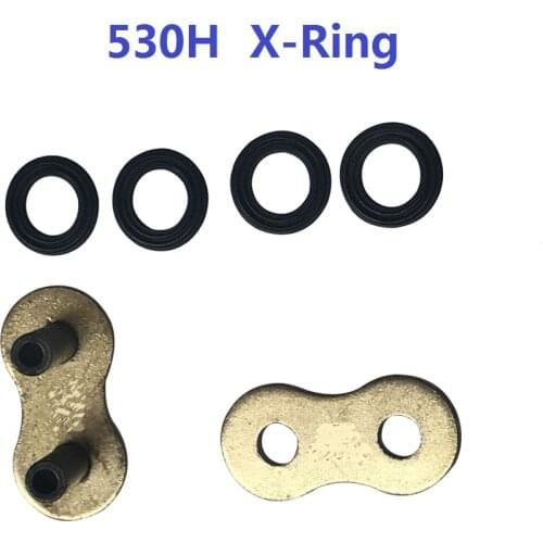 Golden JOINT SET, DRIVE CHAIN (X-Ring SEAL TYPE) Riveted Chain Link Head for YAMAHA HONDA SUZUKI KAWASAKI Motorcycle ATV Quad