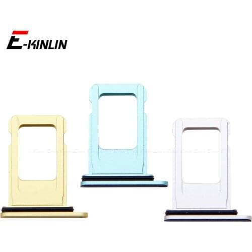 Sim Tray For iPhone 11 Sim Card Slot Holder Adapter Replacement Parts