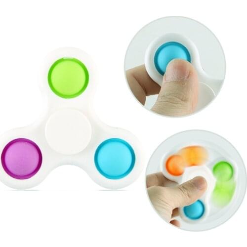 Newest Antistress Fidget Spinner Toys Simple Dimple Toy Pressure Reliever Board Controller Educational Toy Anti Stress
