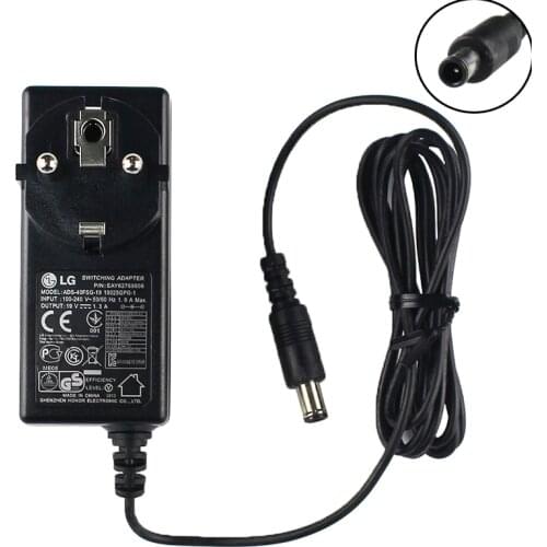 New EU plug AC Power Adapter Wall Charger 19V 1.3A For LG ADS-40FSG-19 19032GPG-1 EAY62790006