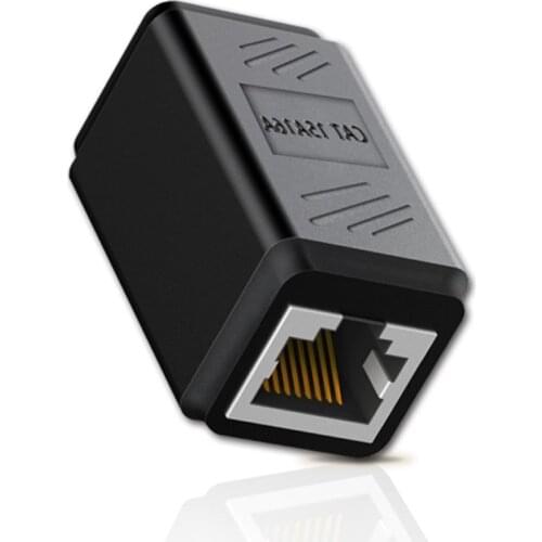 Whole Sale RJ45 Connector Cat7/6 Ethernet Adapter Network Extender Convertor Extension Cable for Ethernet Cable Female to Female