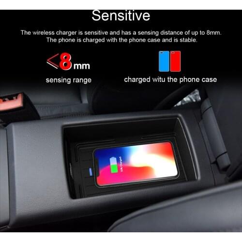 Qi Car Wireless Charger For iPhone Xs Max Xr X Samsung S10 S9 for Audi A3/S3 2016-2018 Intelligent Infrared Fast Phone Holder