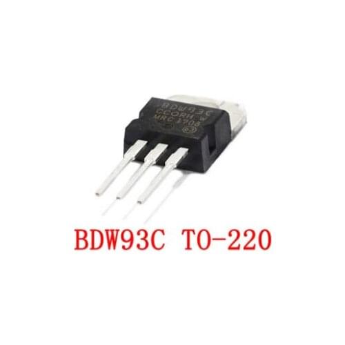 Qixinruite 10PCS/LOT 100% new imported original BDW93C BDW93 BDW94C BDW94 TO220 high power Darlington transistor 100V 12A