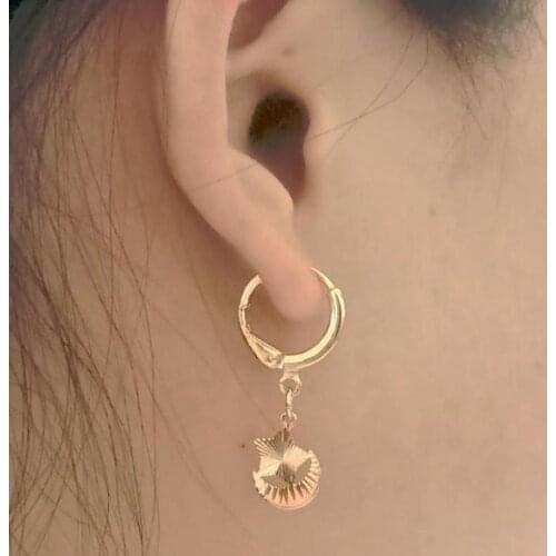 New Earrings Fashion Personality Stars And Moon Rivets Best Selling Simple Popular Gold Earrings Wild Jewelry Wholesale Punk