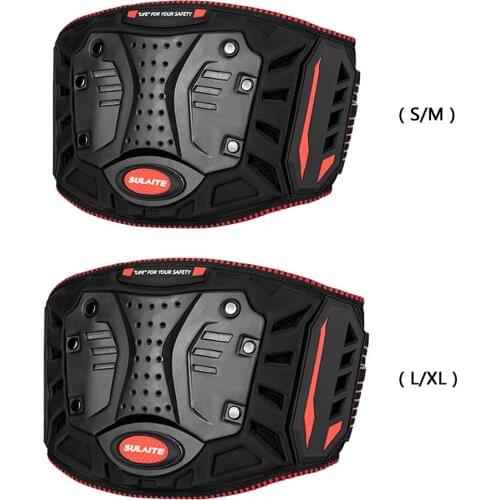 SULAITE Motorcycle Waist Protector Brace Anti-Fall Summer Breathable Off-Road Waist Kidney Support Belt Motorcycle Gear