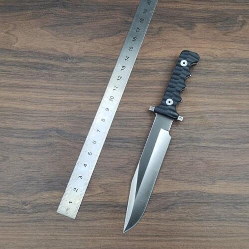 Hot Sale Tactical SurvivalKnife DC53 Steel Fixed Blade G10 Handle Durable Outdoor Jungle Hunting Straight Knife