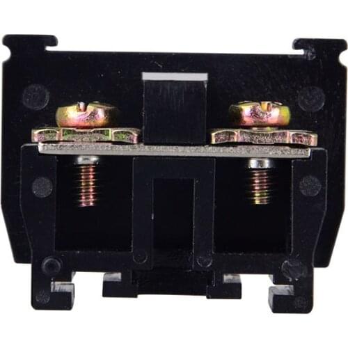 TBR-10/20/30/60A/100A copper terminal guide rail line row single-layer black combined terminal sheet baffle