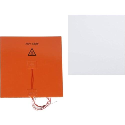 Thermal Insulation Cotton+600W 220V Silicone Heating Pad Heated Large Plate