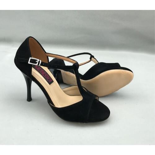 Comfortable and Fashional Argentina Tango Dance Shoes wedding & party shoes for women in leather hard sole T62103A-BS
