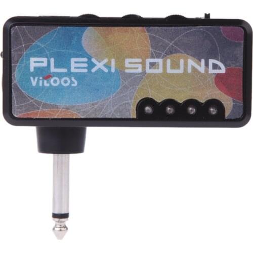 Vitoos Electric Guitar Plug Mini Headphone Amp Amplifier Plexi Sound Compact Portable High Quality Guitar Parts & Accessories