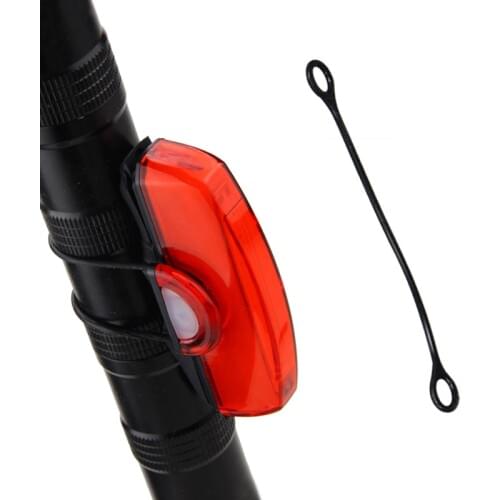 Waterproof Safety Bike Taillight USB Rechargeable Bicycle Riding Rear Light COB LED Bike Light with 350 mAH Built-in Battery