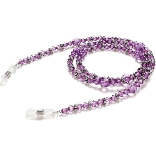 1PC Women Sunglasses Eyeglass Chains Acrylic Beads Glasses String Anti-slip Eyewear Cord Holder Neck Strap Reading Glasses Rope