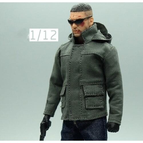 1/12 Soldier Jacket Coat (special price) for 6" Ant DAM 3ATOYS Body Doll Fans Gift