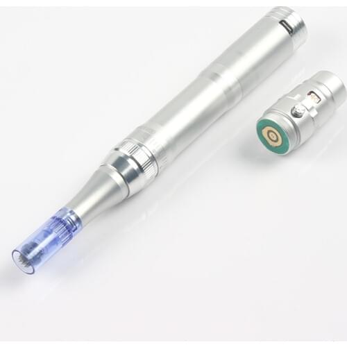 1pcs Wireless Auto Microneedle Derma Pen With Batteries Bayonet Derma Machine Micro Rolling System Therapy Pen For Face Care