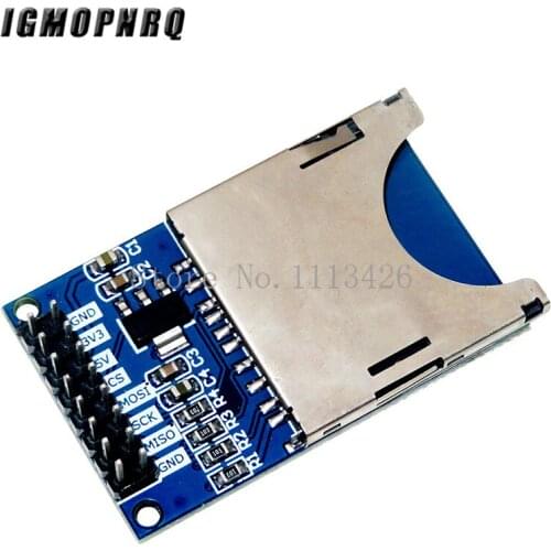 10PCS/LOT Reading and writing module SD Card Module Slot Socket Reader ARM MCU