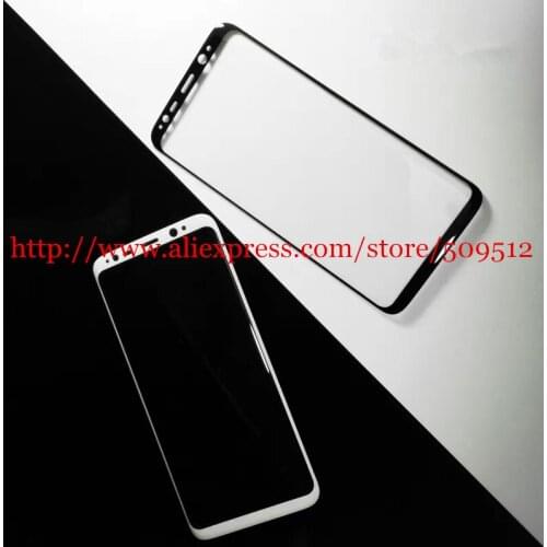 100pcs Full 3D Curved Tempered Glass Film For Samsung Galaxy s9 /S8 / S8 Plus for note 8 9H Front Protective Screen Protector