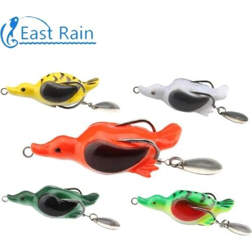 13g/6g Duck Fishing Snakehead Lure Topwater Floating Ray Frog Artificial Bait pesca isca Killer Winter Fishing Free shipping