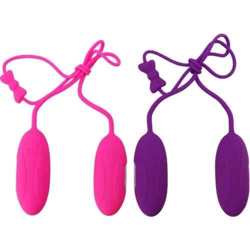 7 Speeds Silent Bullet Vibrator Dual Vagina Balls Rechargeable Vibrating Egg Pussy Kegel toys Anal vibrators Sex Toys For Women