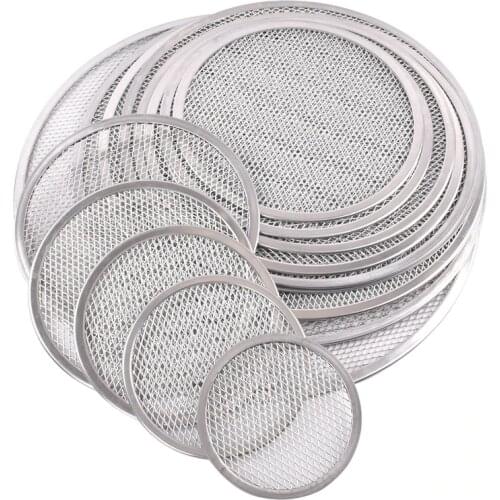 Seamless Aluminum Pizza Screen Commercial Grade Pizza Pan 6/7/8/9/10/1 Inch