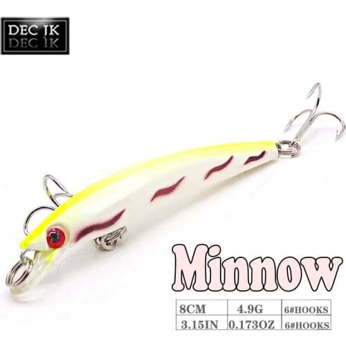 Minnow Floating Laser Hard/Artificial Bait For Fishing Lure/Tackle 1pcs Crankbait Topwater Wobbler Swimbait Bass Trout Carp Sea