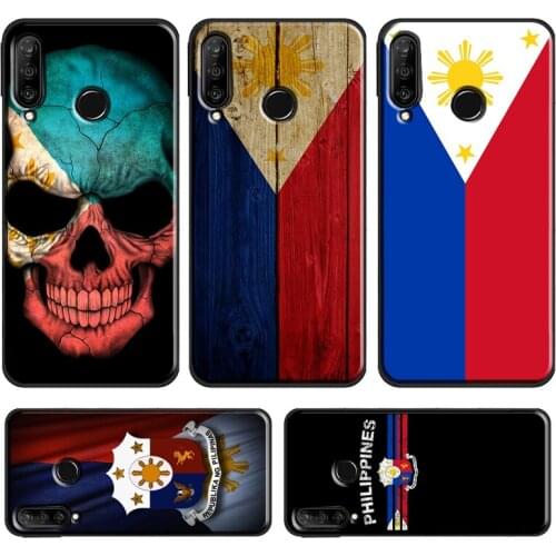 Philippines Flag Case For Huawei P30 Lite P40 P20 Pro P Smart Z 2019 Mate 20 Lite Honor 10 i 8X 9X Nova 5T