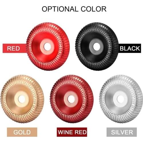 Wood Angle Grinding Wheel Angle Grinder Disc Carving Rotary Tool Abrasive Disc 16mm Bore Shaping for Angle Grinder