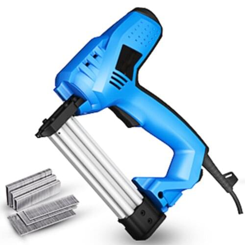 Efficiency fastest electric nail gun.Impact force adjustable,both U-nail T-dual.household power tool