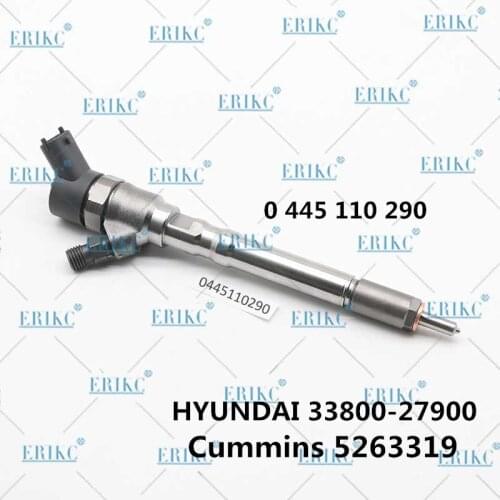 ERIKC 33800-27900 Genuine Common Rail Injector 0445110290 0445 110 290 Fuel Injection 0 445 110 290 for HYUNDAI 2.0 CRDi KIA