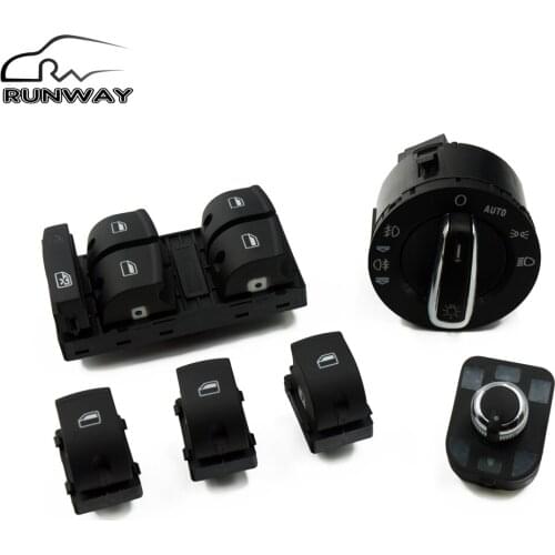 Window Headlight Mirror Switch Button For AUDI A6 S6 C6 RS6 A6 Allroad Quattro A3 Q7 4F0959851 4F1941431E 4F0959565 4F1 959 855